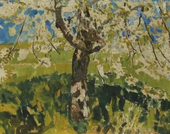 Mario CAVAGLIERI (Rovigo 1887 - Peyloubère 1969)-Arbre en fleurs-img1