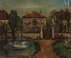 Sylvain VIGNY (Vienne 1903 - Nice 1971)-Le parc-img1