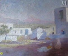 Emile GAUDISSARD (Alger 1872- Paris 1956)-Vue  de Radès-img1