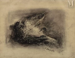 Louise Jeanne Aimée HERVIEU (Alençon 1878-Versailles 1954)-Oiseau-img1