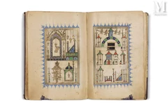 Muhammad b. Sulayman Al-Jazuli  (mort en 1465)-Dalâïl al-Khayrat daté 1279H. (=1862). Signé Al-Sayed Mustafa Rushdi-img1
