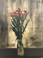 Gaston SEBIRE  (Saint Samson 1920-2001)-Fleurs-img1