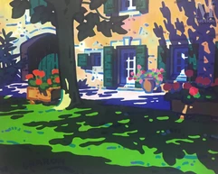 Guy CHARON  (Né en 1927 )-Maison de campagne-img1