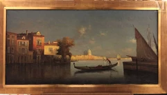 Alphonse LECOZ (Actif au XIX et XX ème siècle )-Vue de Venise-img1