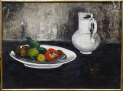 Gaston SEBIRE  (Saint Samson 1920-2001)-Nature morte aux pommes-img1