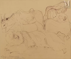 Reuven RUBIN (Galati 1893 – Tel-Aviv 1974)-Maternité-img1