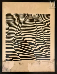 Sonia DELAUNAY (1885-1979)-Compostion noir et blanc-img1