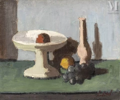 Ossip LUBITCH (Grodno 1896-Paris 1990)-Nature morte au vase rose, 1926-img1