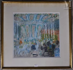 Henri LACHIEZE - REY  (Caluire et Cuire1927 - Lyon 1974)-Le manège-img1