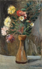Constantin TERECHKOVITCH (Moscou 1902-Monaco 1978)-Nature morte aux fleurs-img1