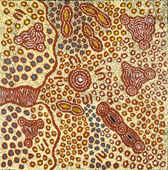 Glenys Gibson Napaltajarri (1968/70 - )-Women's Ceremony, 2015-img1