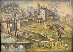 Jean RAFFY LE PERSAN (Paris 1920 - Saint Aygulf 2008)-Les travaux des champs-img1