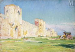Louis Agricol MONTAGNE (Avignon 1879 - Paris 1960)-Aigues Morte-img1