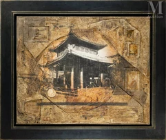 Alain KLEINMANN (Né en 1953)-La Pagode-img1