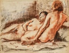 Paul HANNAUX (1897-1954)-Les deux modèles-img1