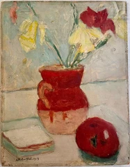 Charles COTTET (Le Puy 1863 - Paris 1925)-Nature morte aux jonquilles-img1