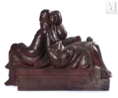 José HERRERA (Né en 1943)-Le couple-img1