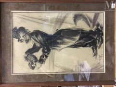 Nicolas STERNBERG (Budapest 1901 - Paris 1960)-Clown à l'accordéon-img1