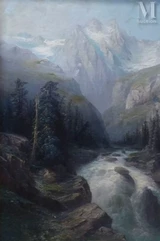 Jean Marie REIGNIER (1815-1886)-Le Mont-Chama-img1