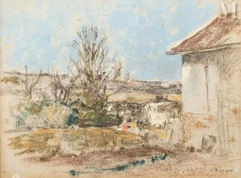 Ker Xavier ROUSSEL (Lorry les Metz 1867 - L'Etang la Ville 1944)-Paysage-img1