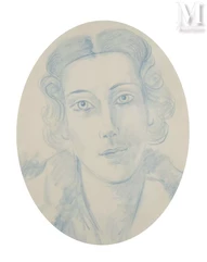 Valentine HUGO (Boulogne 1887- Paris 1968)-Portrait of Marie-Laure de Noailles-img1