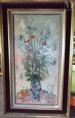 Bertoldo TAUBERT (Leopoli 1915-Paris 1974)-Bouquet de fleur-img1