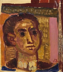 Stanislas ELESZKIEWICZ (Czutowie k.Poltawy 1900 - Paris 1963)-Portrait of a woman-img1