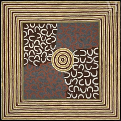 Paddy Carroll Tjungurrayi (c. 1927 - 2002)-Sans titre, 1992-img1