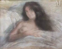 Pierre CARRIER-BELLEUSE (Paris 1851-1932)-Jeune femme dénudée-img1