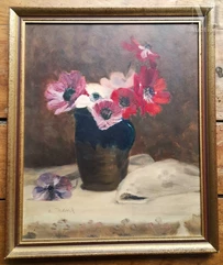 ORANT Marthe (1874-1957) - « Bouquet d’anémones » -img1