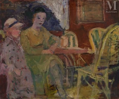 Joachim WEINGART (Drohobytch 1895- Auschwitz 1942)-Family terrace-img1