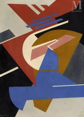 Silvano BOZZOLINI (Fiesole 1911 - Poggibonsi 1998)-Composition, Expansion, 1953-img1