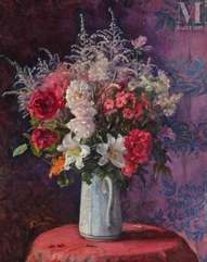 Petr Savitch OUTKINE (1877-1934)-Bouquet de fleurs-img1