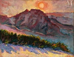 Aleksander NOWAKOWSKI (1872-1935)-Coucher de soleil dans les Tatry-img1