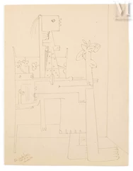 Wifredo LAM (1902-1982)-Sans titre, 1941-img1