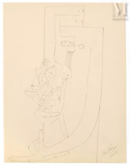 Wifredo LAM (1902-1982)-Sans titre, 1941-img1