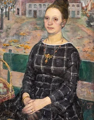 Kathe MUNZER (Wroclaw 1877 - Paris 1976)-Portrait of a close friend of the painter-img1