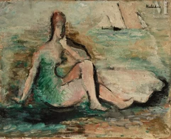 Alice HALICKA (Krakow 1895 - Paris 1975)-Bather-img1