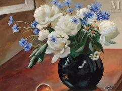 Abraham WEINBAUM (Kamenez- Podolski 1890 - déporté à Sobibor en 1943)-Bouquet de fleurs-img1