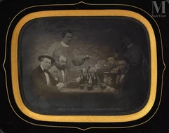 **Auteur non identifié-La partie de cartes, c. 1858-img1