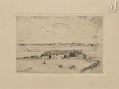 James Ensor (1860-1949)-La ferme flamande, 1888-img1