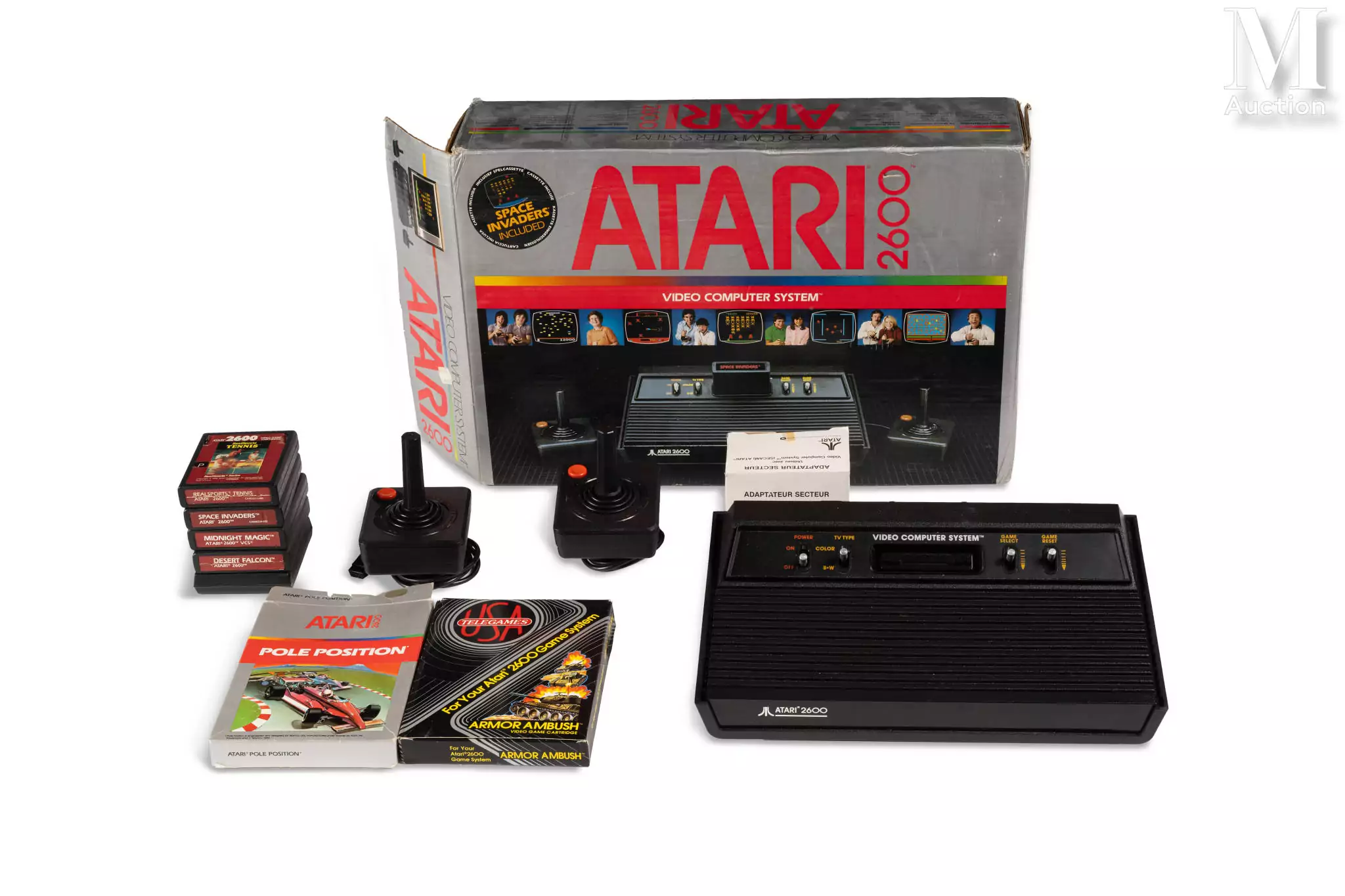 Lot of ATARI 2600 Plus (17) ATARI, SEGA AND COLLECO GAMES ~Vintage!