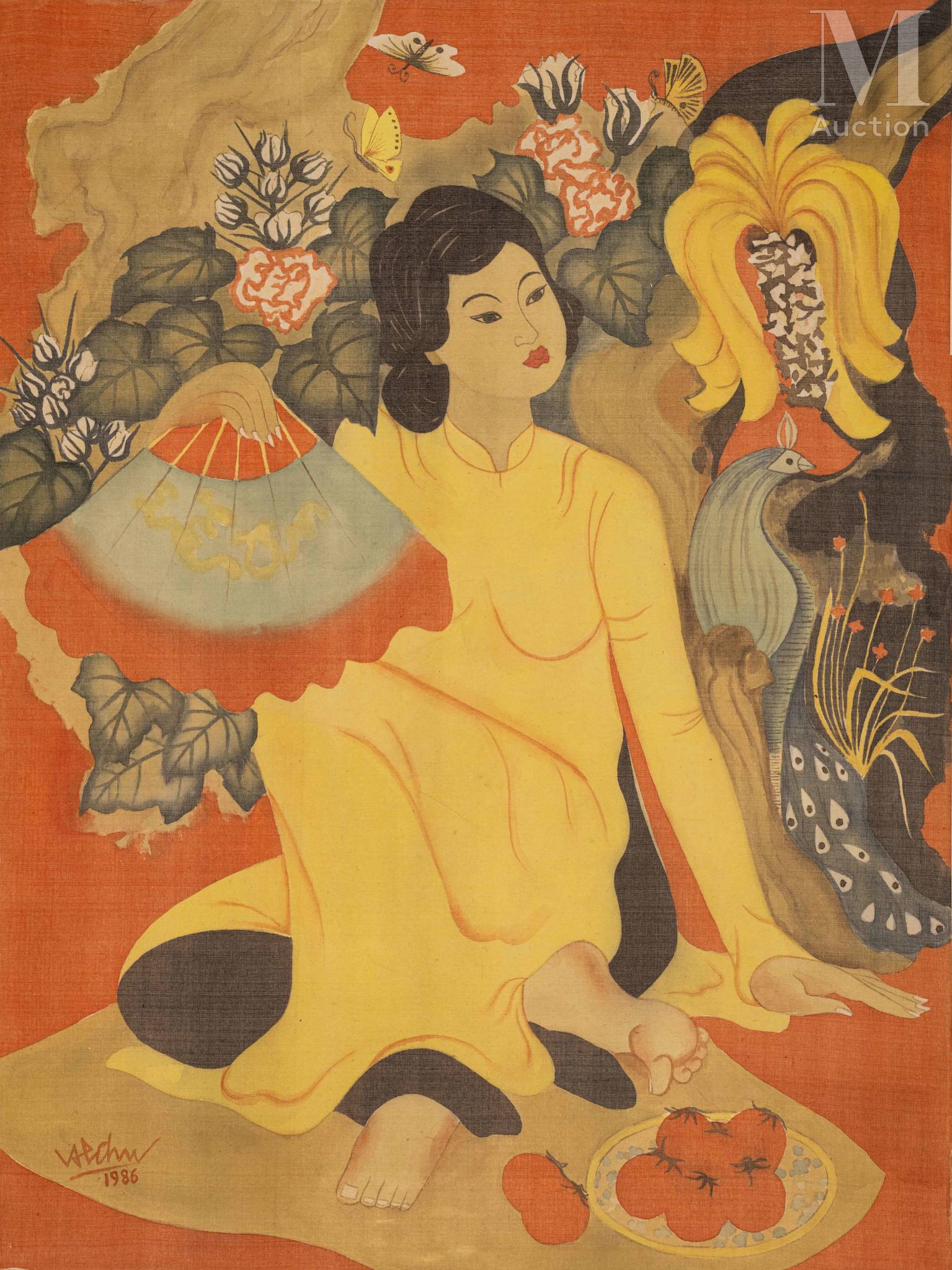 MILLON_peinture_soie_estimation