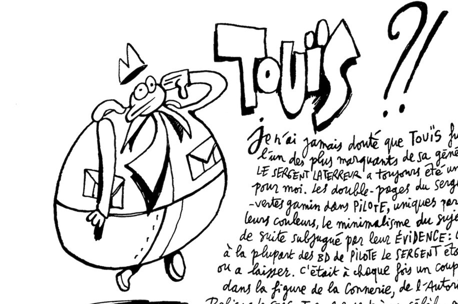 Touïs bande dessinée, Vente aux enchères