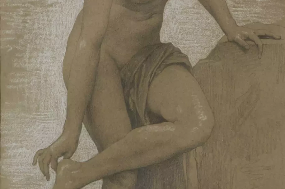 William BOUGUEREAU  (La Rochelle 1825 - 1905)-Après le bain-img1