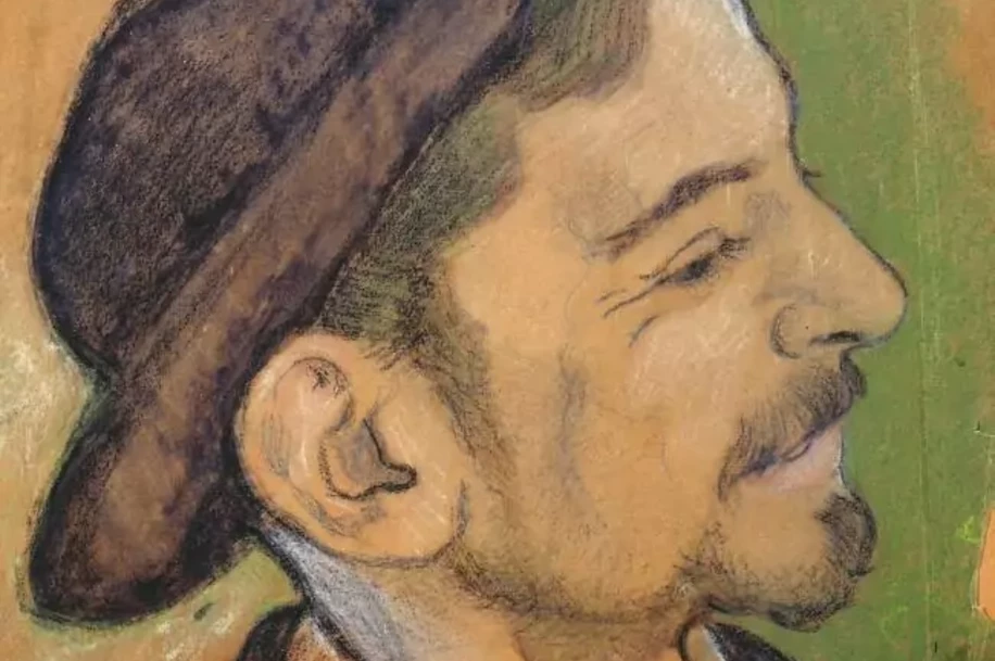 Louis ANQUETIN (Etrépagny 1861 - Paris 1932)-Portrait d'Emile Bernard, étude, 1887-img1