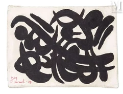 Charles Hossein ZENDEROUDI (né en 1937)-Sans titre, 1967-img1