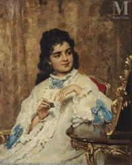 Victor GILBERT (Paris 1847 - 1933)-La toilette-img1