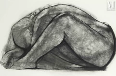 Georges OUDOT (1828 - 2004)-Nu assis-img1