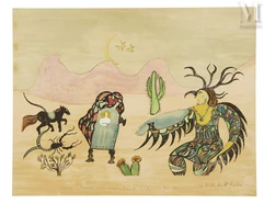 Niki de SAINT PHALLE  (1930-2002)-I dreamt I was in Arizona, 1990-img1